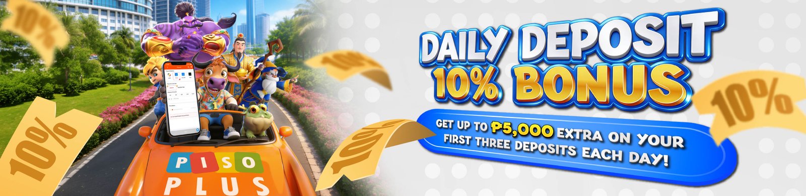 DAILY DEPOSIT BONUS BANNER